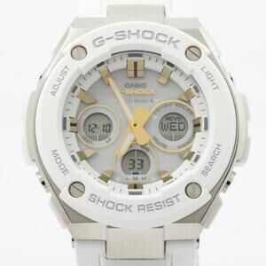 CASIO GSHOCK GSTEEL Mid Size Series GSTW3007AJF Men's Watch, White Resin, Sta...